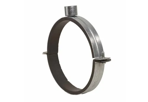 Fixotec Rohrschelle Lüftungsrohrschelle mit Schnellverschluss, - 4-fach-Anschluss und PE-Einlage