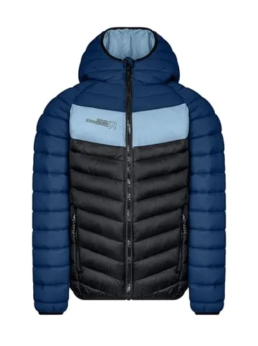 Rock Experience Uni Kinder Tanana Winddichte Jacke - Outdoorjacken, winddicht und warm mit WR-Behandlung, ideal für aktive Kinder, ausgestattet mit Reißverschlusstaschen und elastischem Bund für optimalen Sitz.