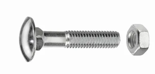 Connex Schlossschrauben M5 x 50 mm - 75 Stück verzinkt  Schraube
