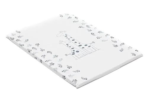 Fillikid Wickelauflage Eco Exclusiv/geeignet für schwedische Kommoden/weiche Thermovliesfüllung/Wickelmulde 50x70 cm/Wickelunterlage mit abwaschbarer Folienbezug - 50x70 cm