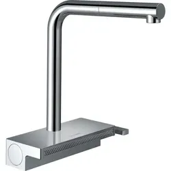 hansgrohe Küchenarmatur Aquno Select M81 - Premium Armatur mit 360° schwenkbarem Auslauf, 2 Strahlarten und innovativem SatinFlow für effizientes Kochen. Ausziehbar bis 50 cm für maximale Flexibilität.