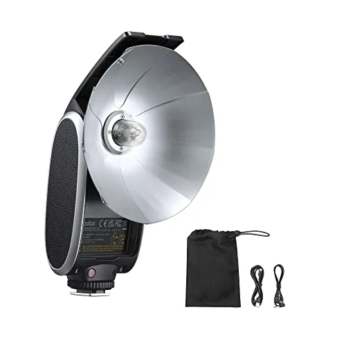 Godox Lux Senior - Retro Flash - Blitzgeräte, stilvolles Retro-Design mit leistungsstarker Blitzfunktion für kreative Fotografie