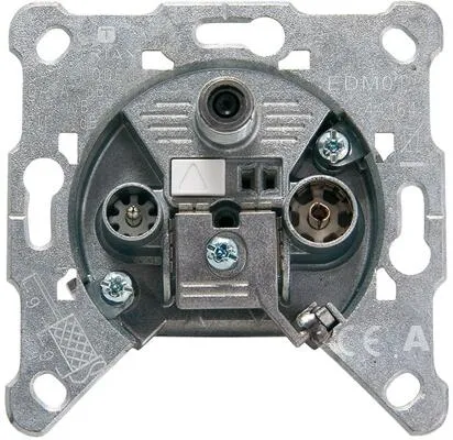 TRIAX EDM6 3fach Einzeldose DATA 5-1.800MHz 6dB 306271 in silber von TRIAX