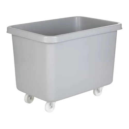 kaiserkraft | Rechteckbehälter aus Polyethylen | fahrbar | Inhalt 227 l | grau