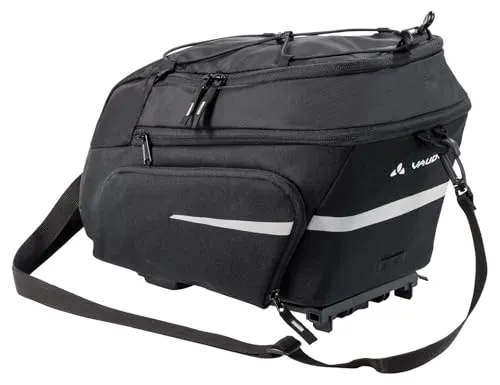 VAUDE Fahrradtasche Silkroad plus Snap-it 2.0 - Fahrradtasche mit 16 Litern Volumen, praktischem Flaschenhalter und abnehmbarem Schultergurt für flexibles Tragen und sicheren Transport.