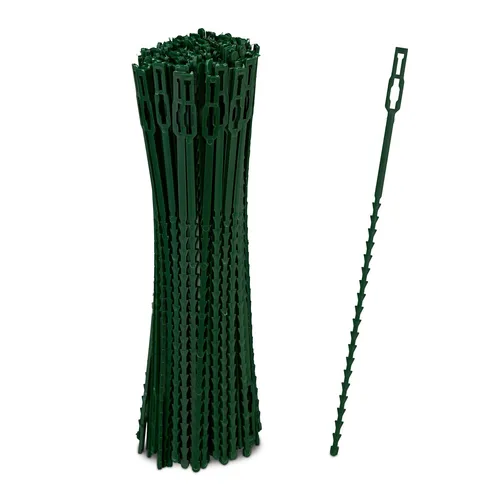 Pflanzenbinder 400er Set Rankenhalter Blumenbinder 23 cm Pflanzen Befestigung