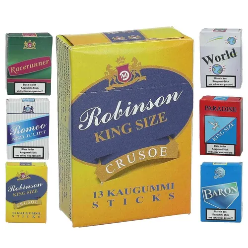 Kaugummizigaretten mit Dampf Kaugummi Sticks mit Zauber Rauch Effekt 1 Päckchen