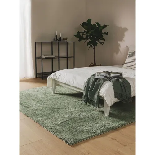 Benuta Nest Teppich Hochflorteppich Soda Hellgrün 80x150 cm in grün von benuta