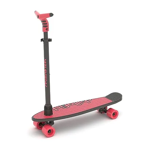 Chillafish SkatieSkootie (Skatebord und Roller in einem, Kinderfahrzeug, Coral) CPSS02COR