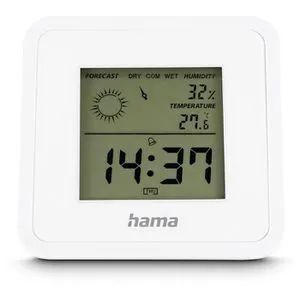 Hama Thermo-Hygrometer 00185891 Borneo, digital, von 0 bis 50°C, innen