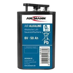 ANSMANN Batterien 4R25 Zink-Luft Alkaline 6V-Blockbatterie 6,0 V, 1 St.