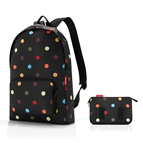 Reisenthel Travelling Mini Maxi Rucksack 45 cm - dots - Daypacks mit stilvollem Punktmuster und viel Stauraum, ideal für Reisen und den Alltag. Robustes Material und verstellbare Schultergurte sorgen für Komfort und Langlebigkeit.