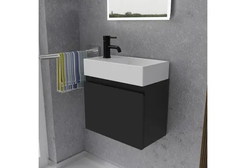 Alpenberger Badmöbel-Set in schwarz von Alpenberger