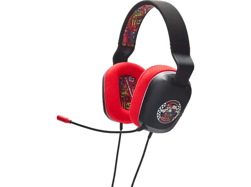 PowerA Wired Stereo Headset für Nintendo Switch - Mario Kart Rivals - Controller für Nintendo Switch mit ultraleichtem Design und atmungsaktiven Ohrpolstern für stundenlangen Spielkomfort. Offiziell lizenziert und ausgestattet mit dynamischen 50-mm-Lautsprechertreibern für präzisen Sound.