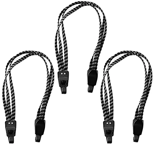 Unvtap 3 Stück Fahrrad Spanngurt 68-120cm Gepäckspanner Spanngummi mit Haken, Expander mit Haken, Gepäckträger Spanngurt, Gepäckgurt Fahrrad für Motorradhelm, Fahrradgepäck