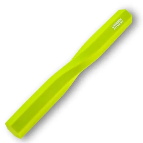 Urban Fitness Twist & Flex Resistance Bar, strapazierfähiges Gummi für Griffkraft, Muskeltonus, Reha-Handgelenke und Ellenbogen-Training, Fluo Gelb
