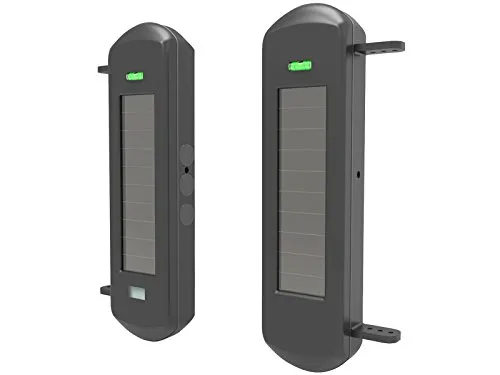 Solar-Alarmsystem für Auffahrt, kabellos - 800 m Übertragungsreichweite - Bewegungsmelder, energieautarkes Solar-Alarmsystem mit großer Reichweite für maximale Sicherheit in Ihrem Außenbereich.