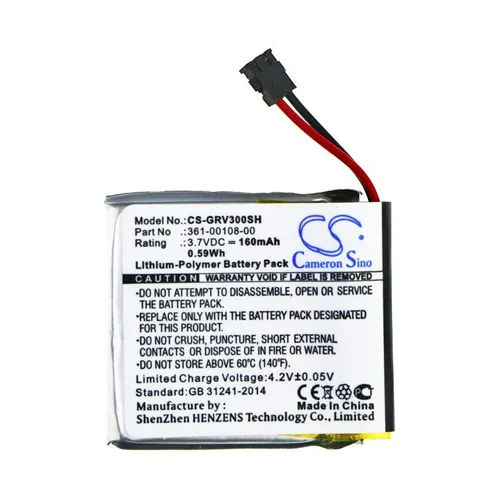 Akku für Garmin Vivoactive 3, ( äqu. Garmin 361-00108-00 ), 160 mAh