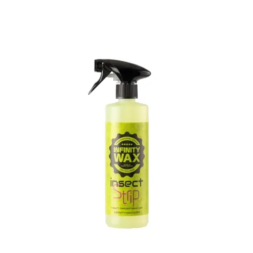 Infinity Wax Insektenstreifen 500 ml - Insekten- und Vogelkotentferner, robuster Insektenablagerungenreiniger, vorwaschsicheres, kontaktloses Autodekontaminationsspray