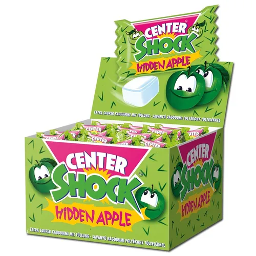  Center Shock Apfel Kaugummi, Apple, 100 Stück 11,88€/1kg