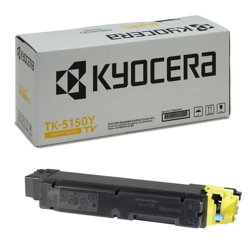 Kyocera TK-5150Y Original Toner Gelb - Hochqualitative Drucke für Ecosys M 6035 cidn, M 6535 cidn, P 6035 cdn, strahlende Farben für professionelle Ergebnisse