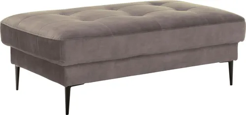 Trendmanufaktur Hocker Luzi, Hellgrau, rechteckig - Eleganter Hocker Luzi in Hellgrau aus hochwertigem Textil mit Kaltschaumfüllung. Ideal für Ihr Wohnzimmer – vielseitig einsetzbar und Made in EU. Perfekt zum Entspannen oder als zusätzliche Sitzgelegenheit.