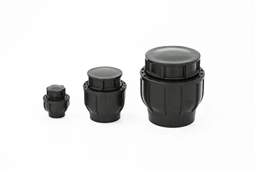 Stabilo-Sanitaer PE Rohr Verschraubung 20mm Endkappe Endstopfen Blindstopfen Klemmverbinder Klemmverschraubung