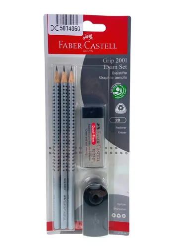 Faber-Castell Bleistifte GRIP Exam Set 2B inkl. #5014060