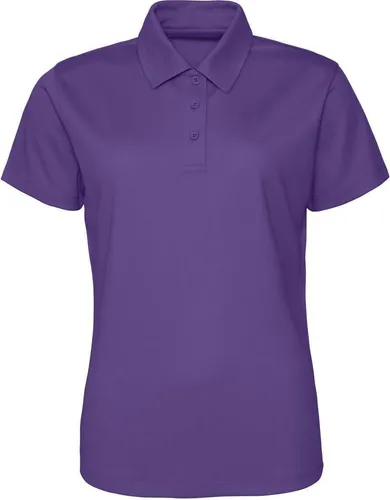 Just Cool JC045 | Girlie Cool Damen Poloshirt - nach WRAP - Farbe: Purple - Größe: XS