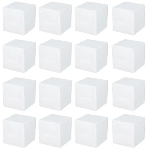 Stück Geschenkboxen, Geschenkboxen aus Kraftpapier ,Pappschachteln mit Deckel, Einfach Aufzubauen ,Gelten Geschenkbox Quadratisch für Geschenke, Party, Geburtstag, Hochzeit(Weiß) 50