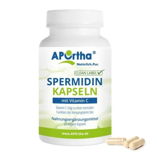 SPERMIDIN mit Vitamin C vegan Kapseln 60 ST PZN 16795929