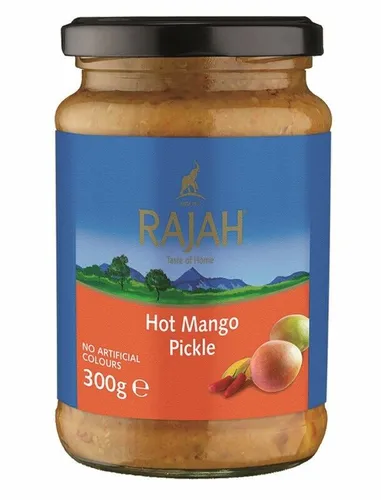 [ 300g ] RAJAH scharf eingelegte Mangos / Hot Mango Pickle von RAJAH