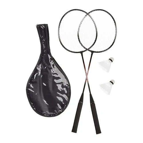 Badmintonset Federballset Badminton Ausrüstung 2 Schläger Kinder Badmintonset