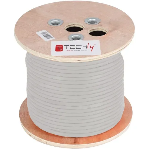 Techly ITP-C5F-305-RIS Cat5e F/UTP LSZH 305m 100% CU graues Kabel (ITP-C5F-305-RIS)