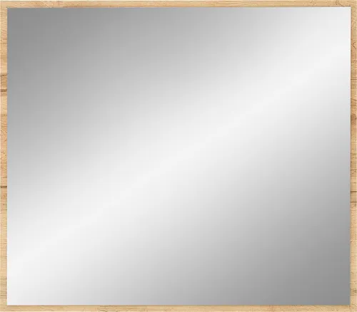 uno Spiegel 80 x 70 cm Stripe - Hochwertiger Garderobenspiegel in Holzoptik, ideal kombinierbar mit der Stripe Garderobe. Maße: 80x70 cm, mit einem Rahmen aus Eichen Altholz Dekor.