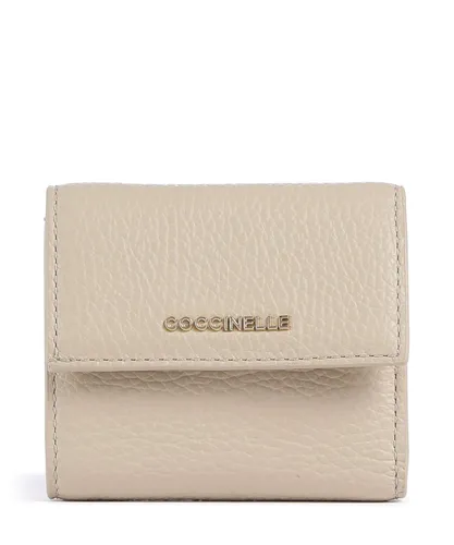 Coccinelle Metallic Soft Geldbörse sand E2MW511B801-N64