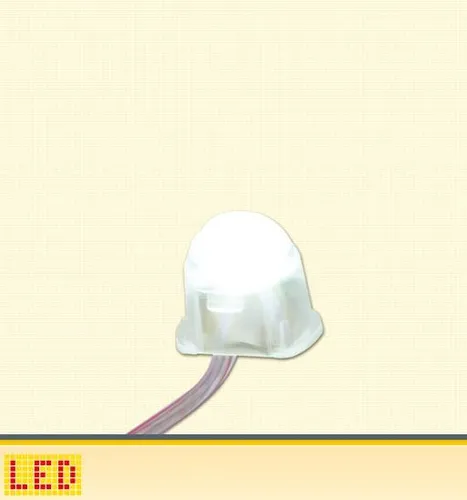 Brawa 94700 Beleuchtungssockel mit LED warmweiß - Zubehör für Modellbau im Maßstab 1:87, ideal für die stilvolle Beleuchtung Ihrer H0-Modelle.