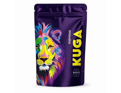 UMBRELLA Kaffee KUGA Espresso Kaffeebohnen ganze Bohne säurearm Siebträger Moka, (30% Arabica & 70% Robusta aus Brasilien,Uganda & Vietnam, Belgische Slow-Roasting Tradition–mittel-dunkle Röstung,Intensität 7/9), Mono-Material-Beutel mit Aromaventil–100% recycelbar,sozial produziert