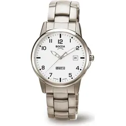 Boccia Herren-Armbanduhr Titan 3625-03 - Armbanduhren für Herren, elegantes Titan-Gehäuse mit kratzfestem Saphirglas für Langlebigkeit und Stil.