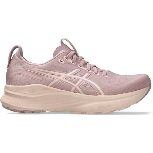 ASICS Gel-Kayano 32 Damen Stabilitätsschuh - Rosa/Pink, Größe 40,5 - Entwickelt für Überpronierer bietet der ASICS Gel-Kayano 32 höchsten Komfort und Stabilität. Mit innovativer Dämpfungstechnologie und atmungsaktivem Material unterstützt er dich bei langen Strecken.