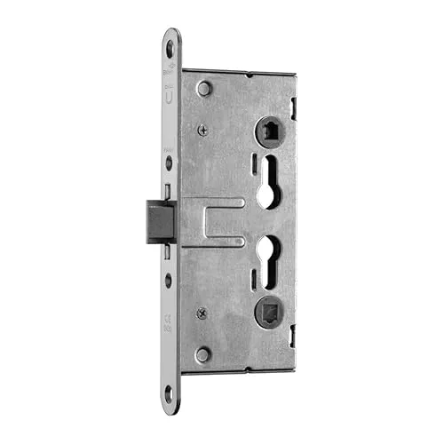 BMH 1759.000006 Fluchttürschloss - Einsteckschloss für Sicherheitstüren, geprüft nach Norm EN179. Ideal für Stahlblechtüren mit Panikschlossfunktion und geteilter Nuss für einfache Handhabung.