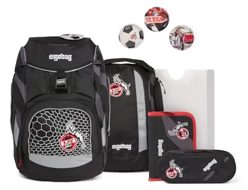 ergobag Pack Ranzen Set 6tlg, Kathedrale Sturmbär von ergobag