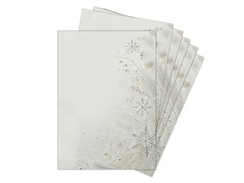 Briefpapier Weihnachten Weihnachtsbriefpapier Weihnachtspapier A4 für Kunden Geschäftspapier für Kundenbriefe (10 Blätter in DIN A4)
