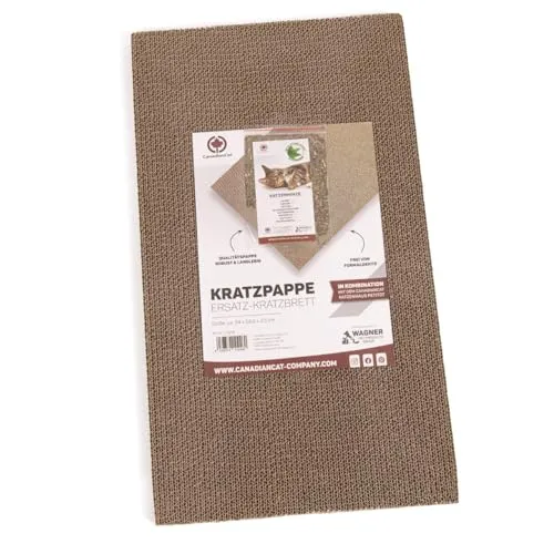 CanadianCat Company | Ersatzkratzbrett für Katzenhaus Petitot | ca. 34 x 58,5 x 2,5 cm