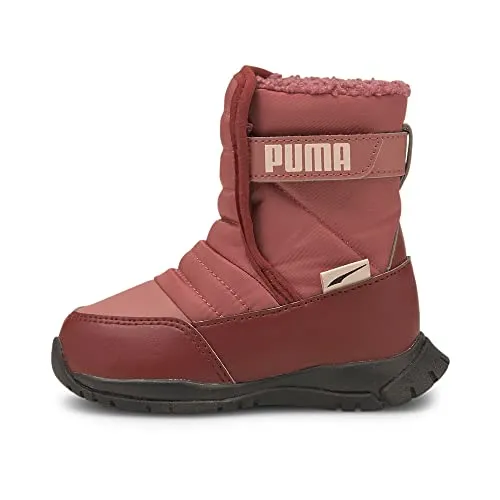 Puma Nieve Winterschuhe für Kleinkinder - Wanderschuhe mit wasserabweisendem Obermaterial und flauschigem Futter, ideal für kalte Tage. Die robuste Außensohle bietet maximalen Grip und der Klettverschluss sorgt für eine individuelle Passform.