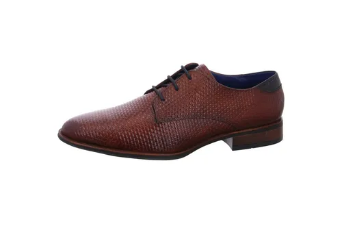 bugatti Herren 312-AFX02 Schnürer, Kognac, 44 EU - Herren-Schnürhalbschuhe aus hochwertigem, speziell gefinishtem Glattleder für einen eleganten Look und hohen Tragekomfort.
