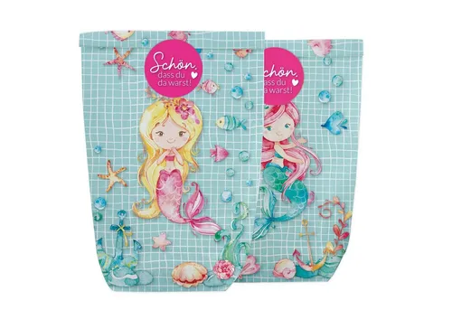 PAPIERDRACHEN Geschenkbox 12 Geschenktüten zum Geburtstag - mit Aufkleber zum Verschließen, in verschiedenen Motiven erhältlich