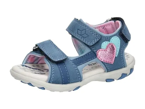 LICO Sandale Ella V, Gr. 30, blau - Wanderschuhe für Kinder, aus robustem Veloursleder mit Klettverschluss für sicheren Sitz und rutschfester Gummilaufsohle für besten Halt bei Abenteuern im Freien.