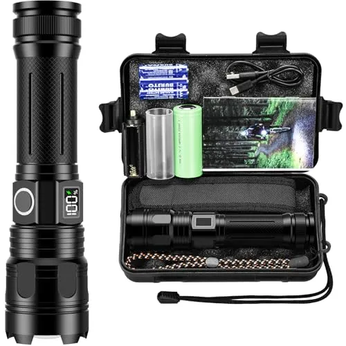 Akdomart 500000 Lumen LED Taschenlampe