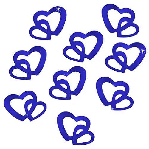 Oblique-Unique® 100 Stk Deko Doppel Herzen von Oblique Unique